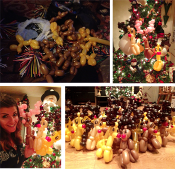 Stampede of Balloon Reindeer